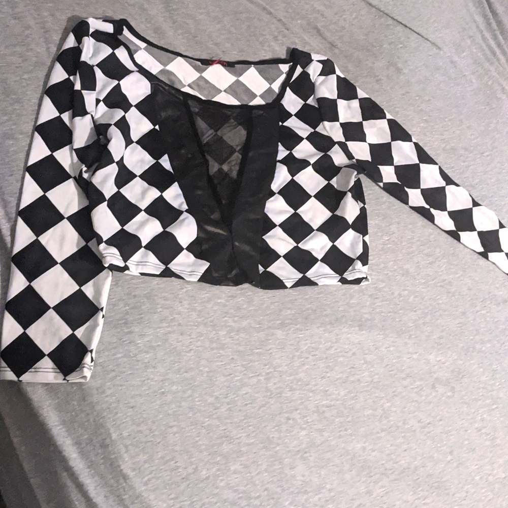 Racer girl crip top